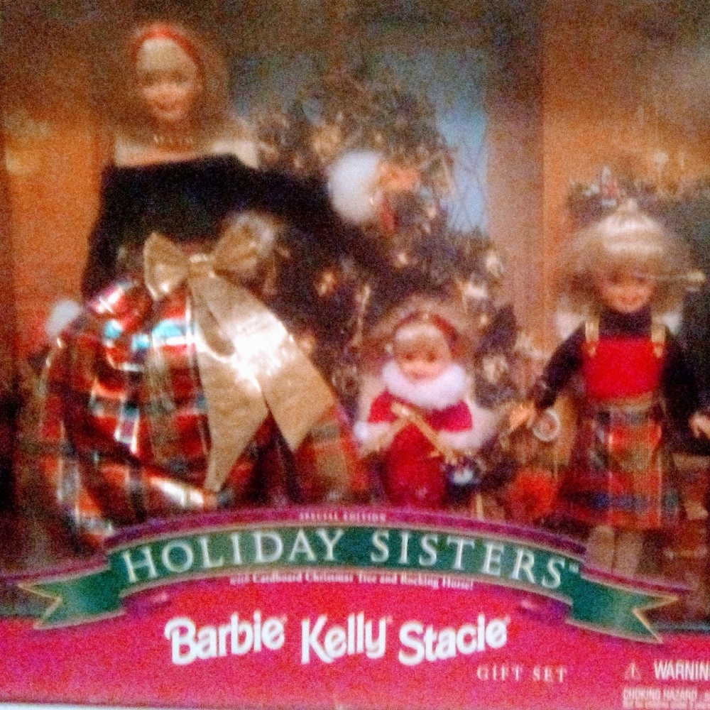 Holiday sisters Barbie doll